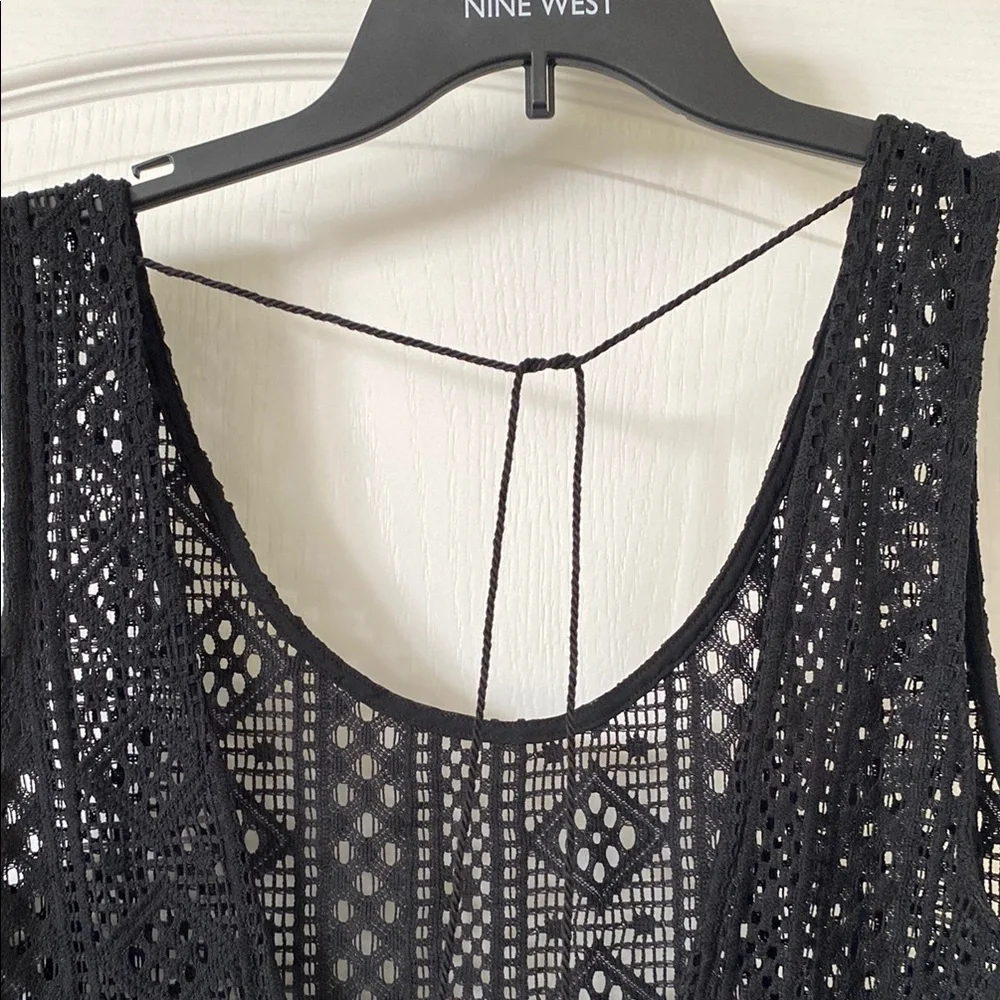 Xhilaration Black Sleeveless Swim Coverup - Picture 5 of 6